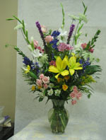 bright spring flowers